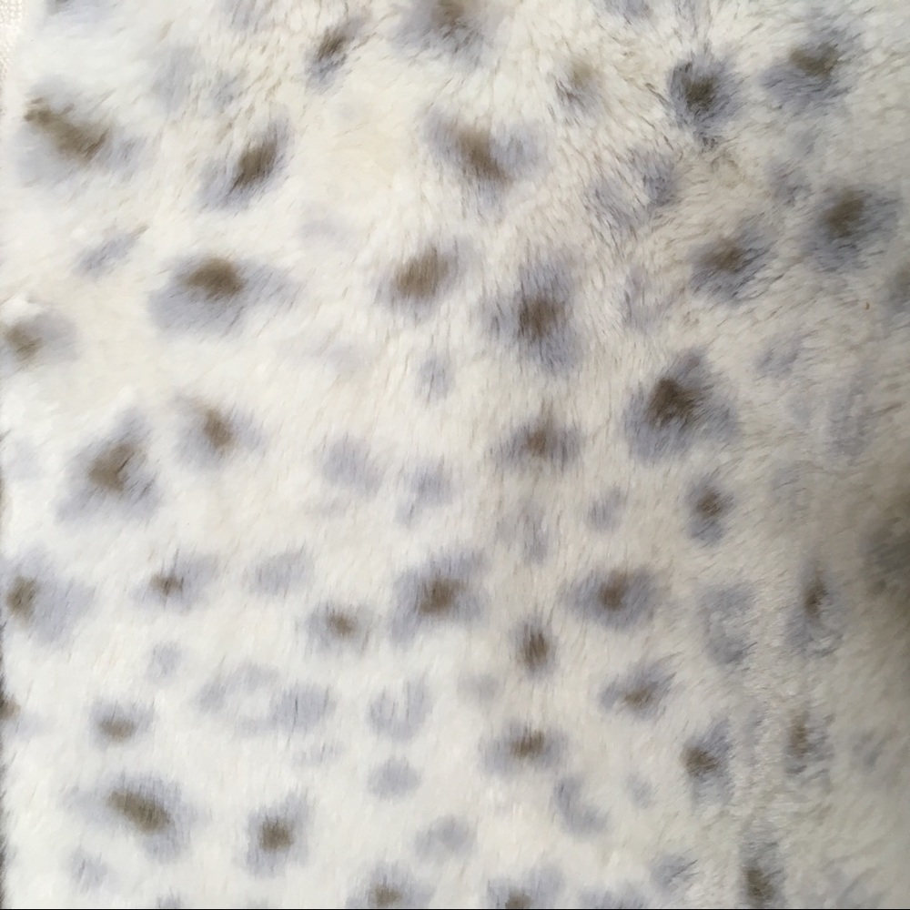 Cat & Jack White & Brown Leopard Coat XL 14/16 - Picture 9 of 9